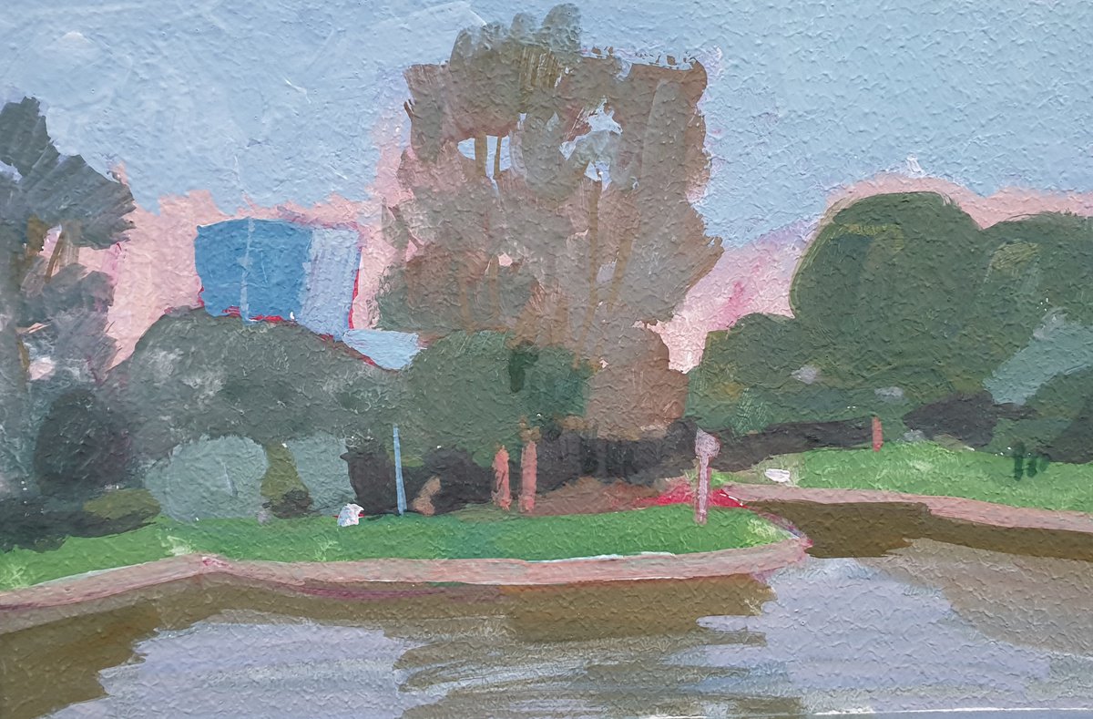 SUMMER PAINTS/evening by Vladislava Vorobyeva