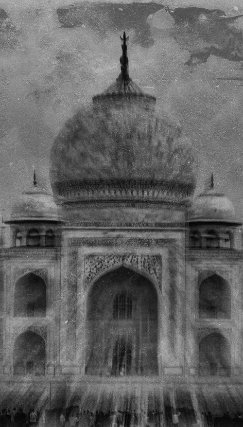 Wet Plate Taj Mahal by Marc Ehrenbold