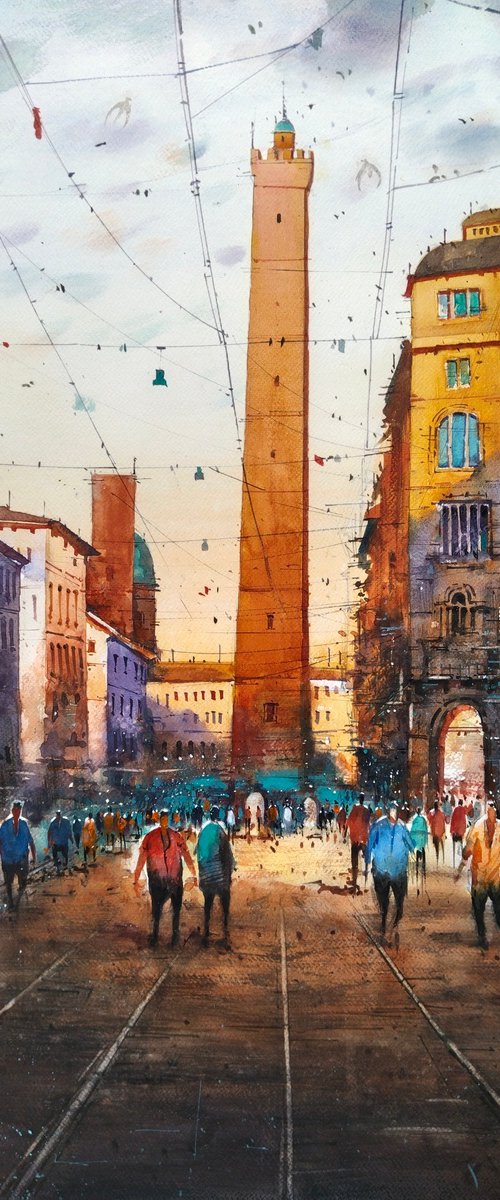 City sceap (Bologna, Italy) by Saheb Mondal