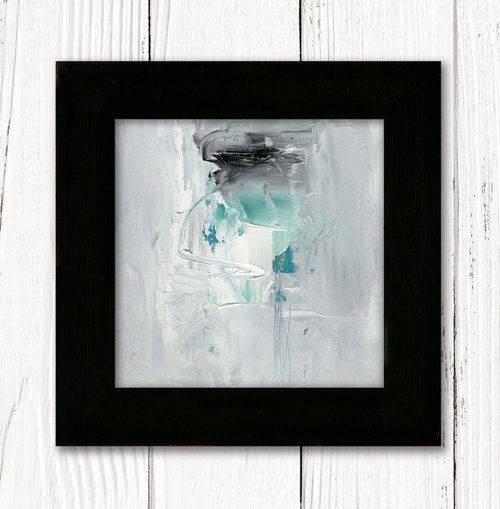 Oil Abstraction 166 - Framed Abstract Painting by Kathy Morton Stanion by Kathy Morton Stanion