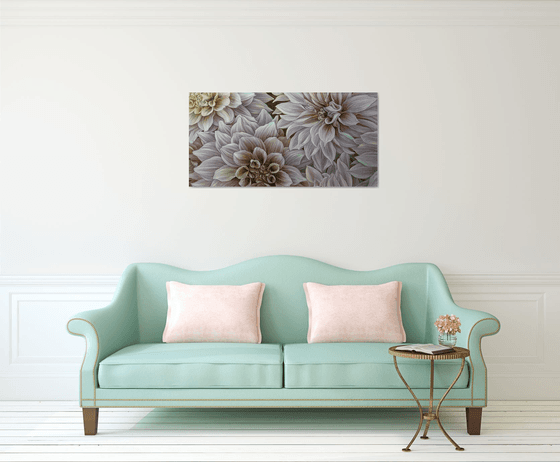 Blush Dahlia Garden