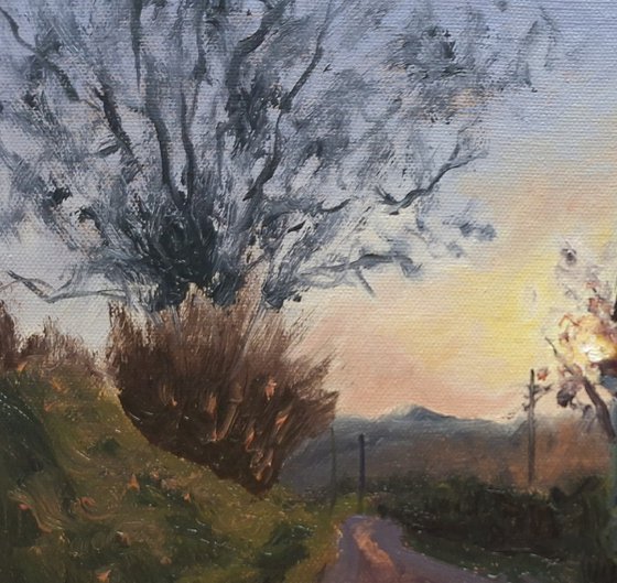 Rural French Lane - Plein Air