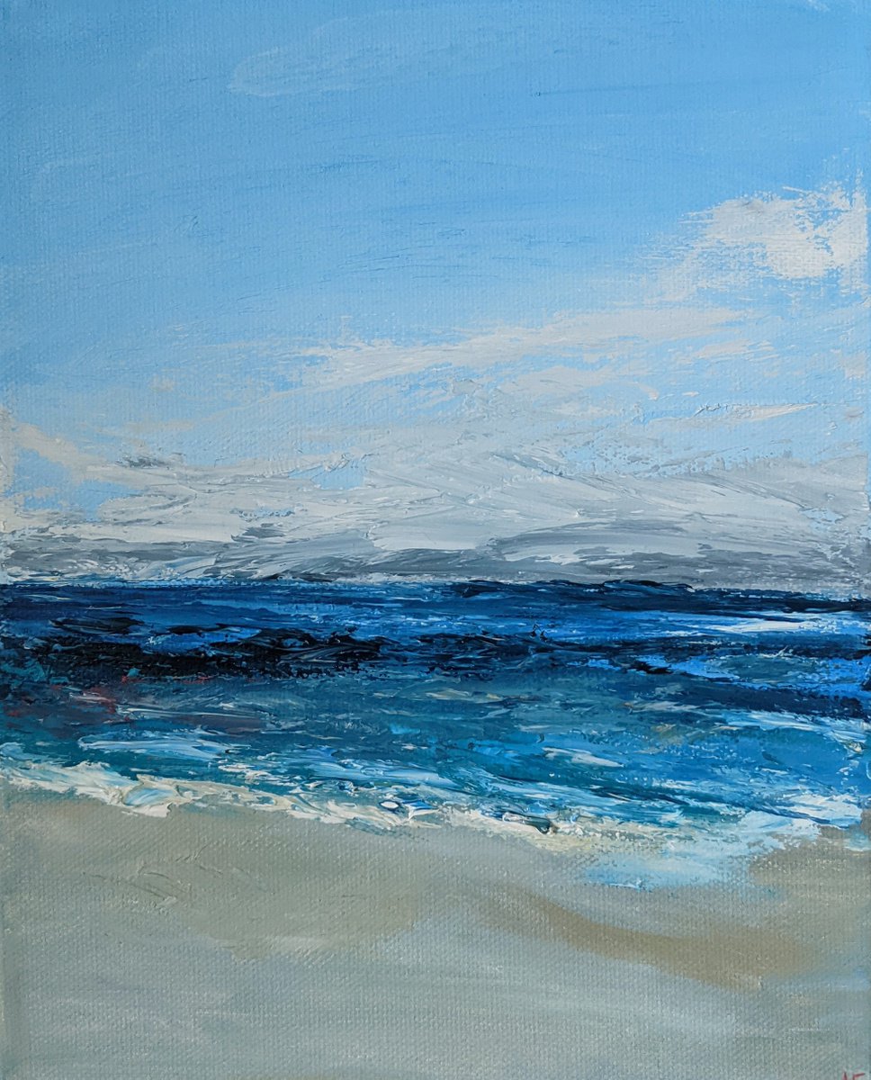 Abstract seascape 4 by Jo Earl