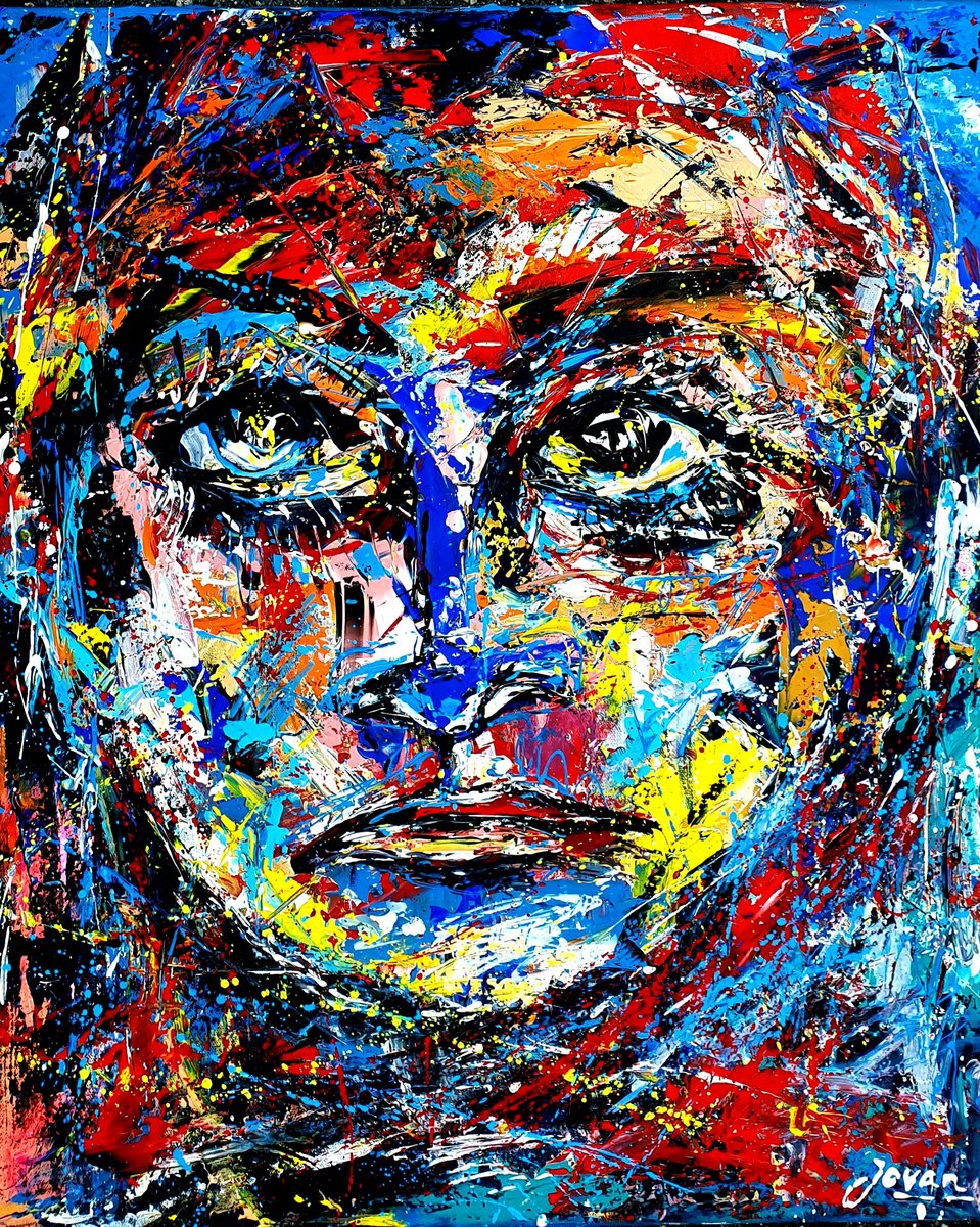 Abstract Face, Sad Women by Jovan Srijemac