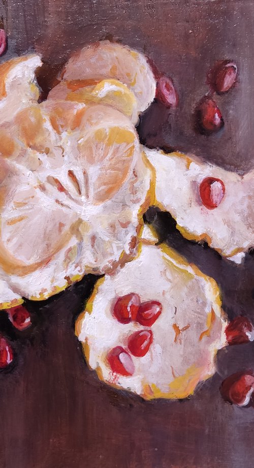 Mandarin Аnd  Grains Of Pomegranate by HELINDA (Olga Müller)