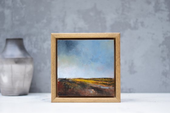 5" Squared, No.5, original acrylic landscape painting