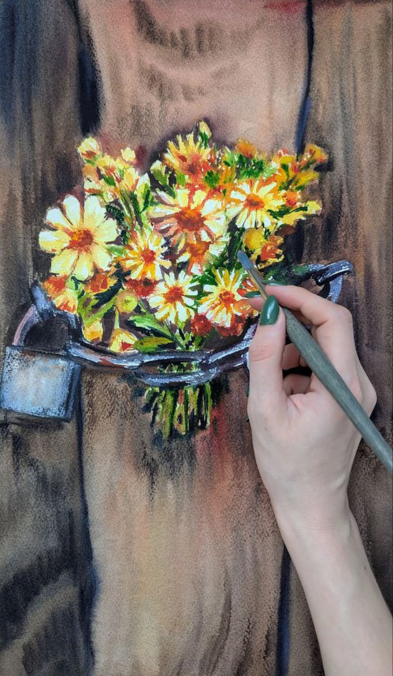 Flowers Behind the Lock