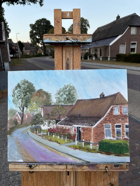 Street in Dalen, Dutch village