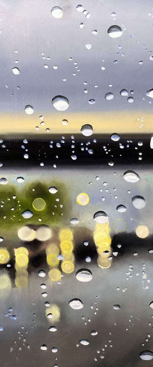 Rainy Overpass by Dennis Crayon