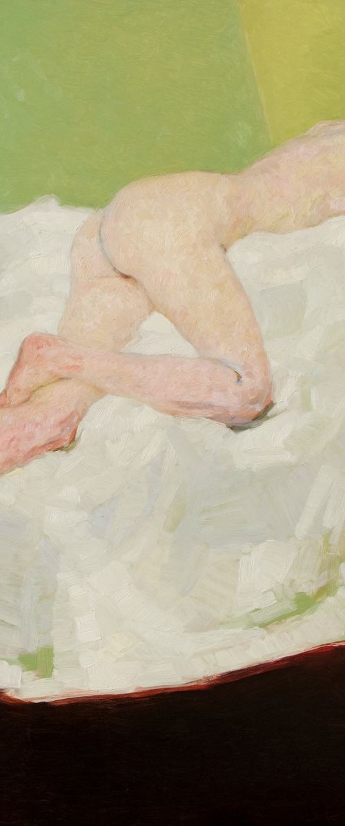 modern style nude impressionist woman : anna by Olivier Payeur