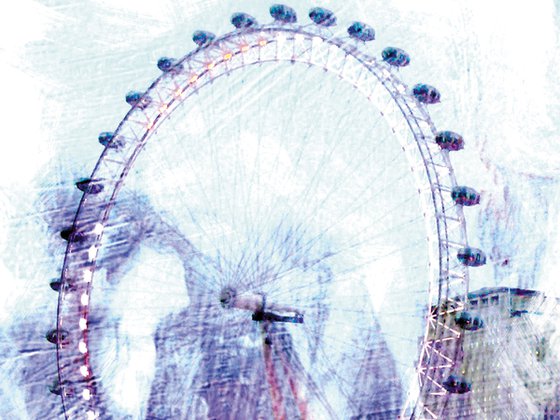 Maromas, London eye/XL large original artwork