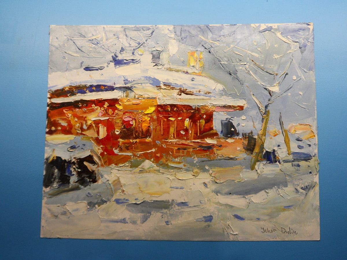 Christmas Eve By Yehor Dulin, 12 X 9, Artwork For Sale On Artfinder