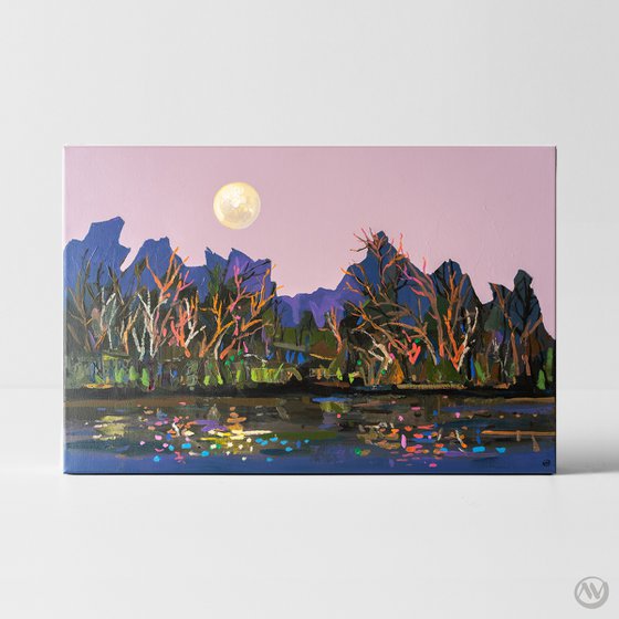 Moonlit Peaks (AV Art)