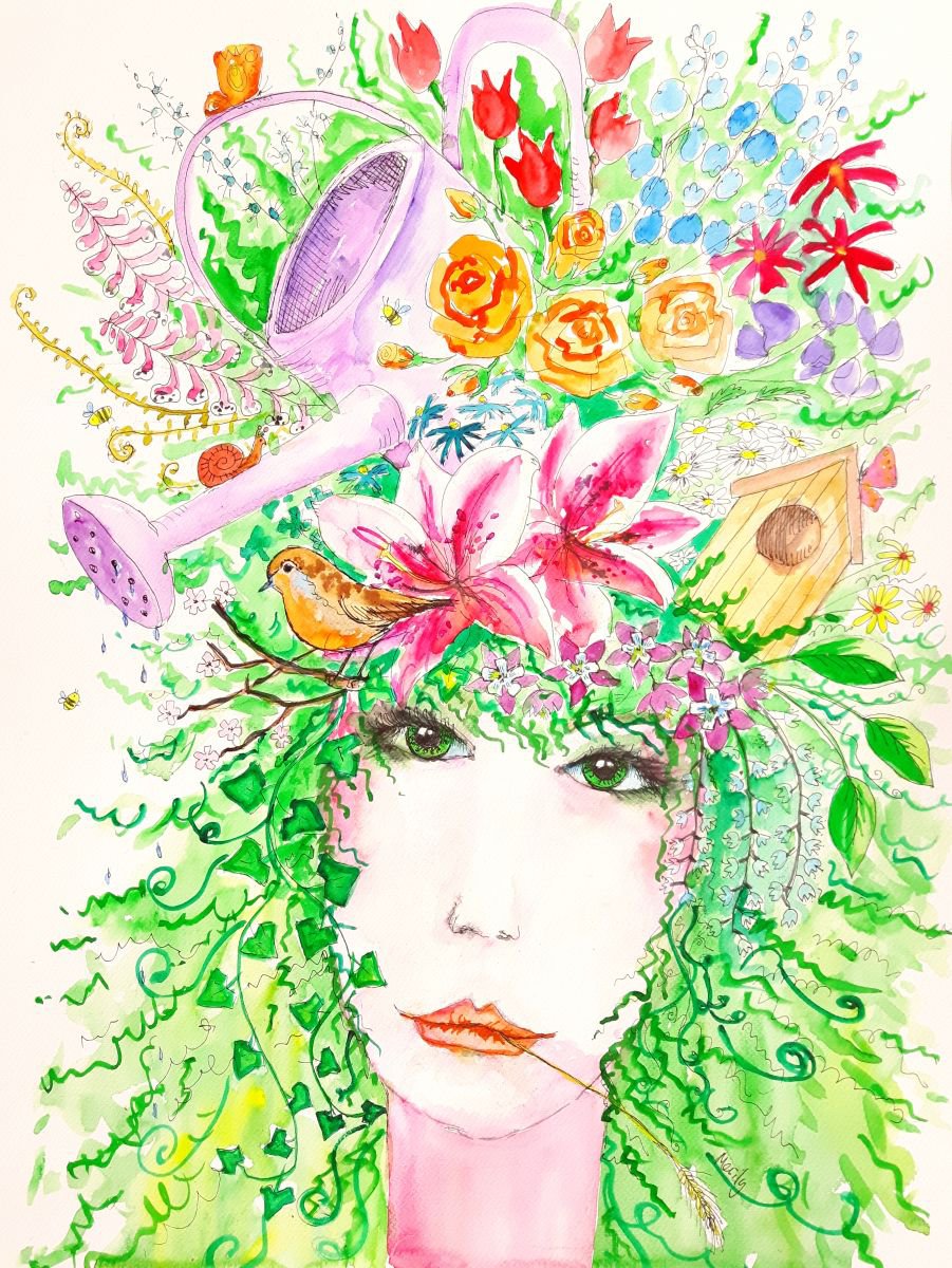 Garden queen by Marily Valkijainen