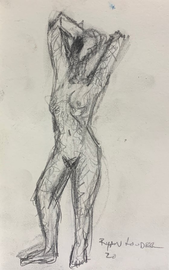 Nude Study Drawing 1