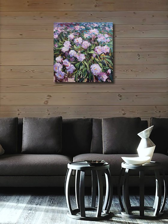 Peonies Original oil painting