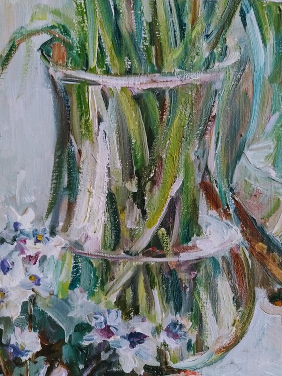 Still life with daffodils