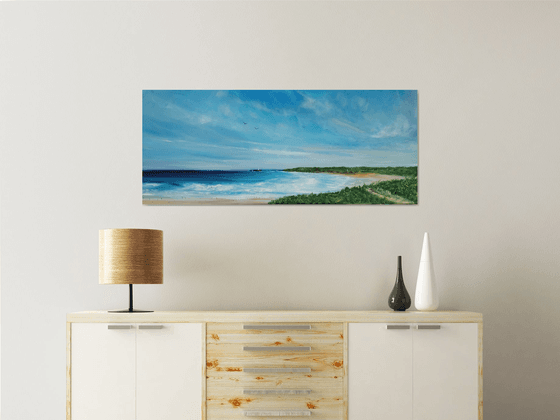 "Gwithian" - Cornish Seascape, Art, Skyscape