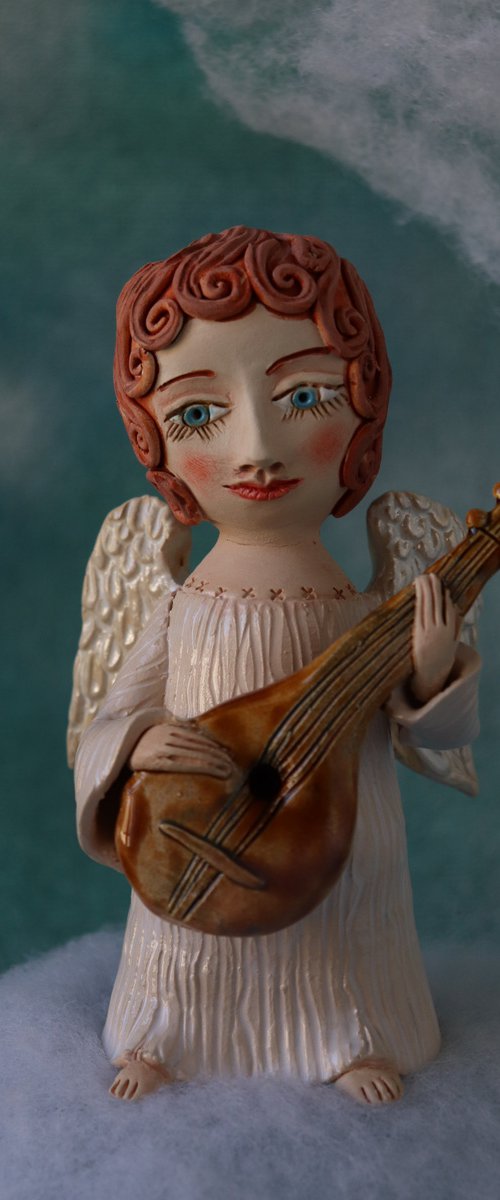 Song of the angels. OOAK sculpture. by Elya Yalonetski