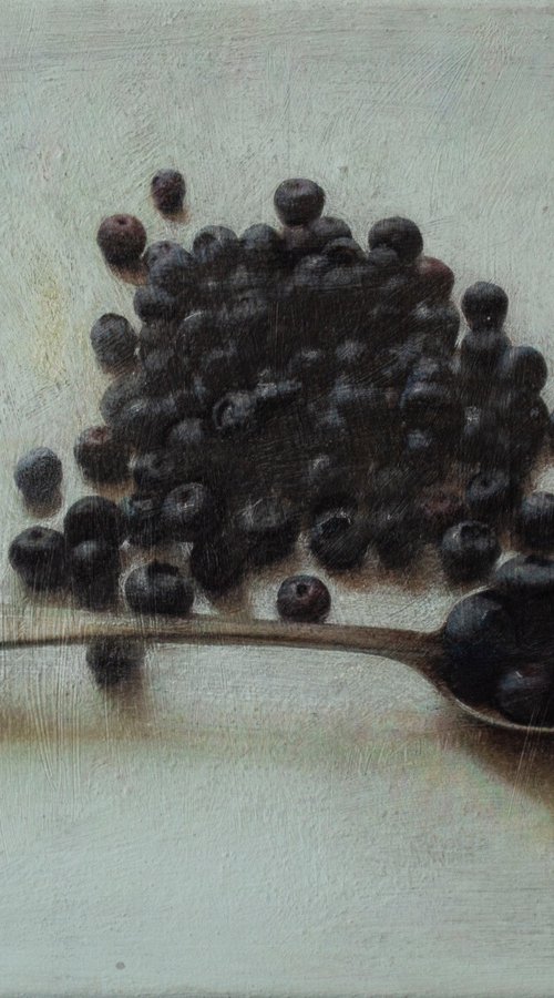 The Breakfast with Blueberries by Andrejs Ko
