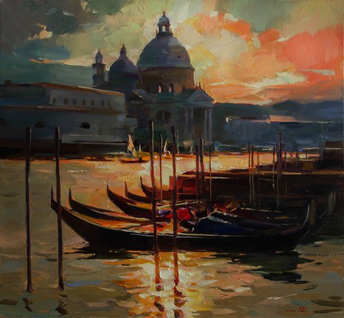Venice,evening by Valentin