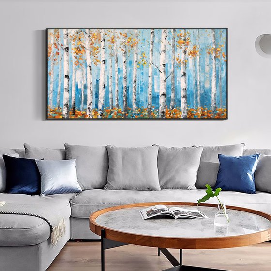 Birch trees forrest z048