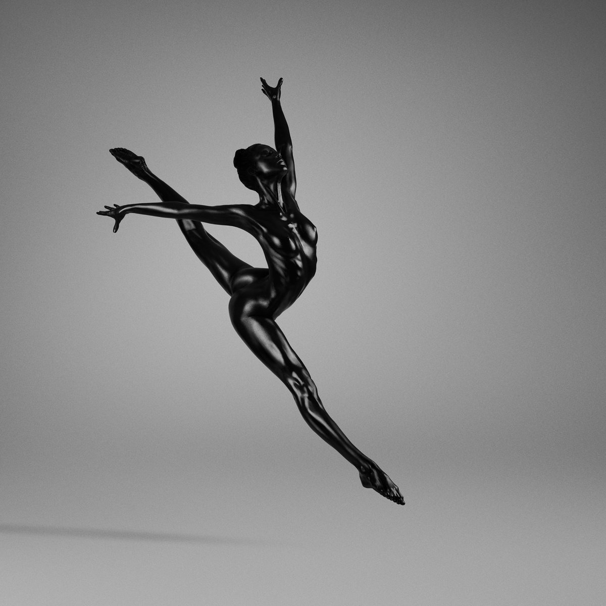 Portrait Photograph By Yevgeniy Repiashenko, 49 X 49", No15 Spirit Series, Original Artwork