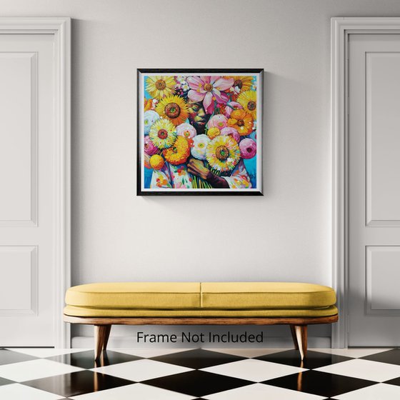 Flower Girl – Floral Portrait