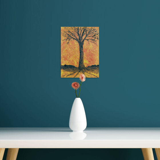 SOLD Tree red