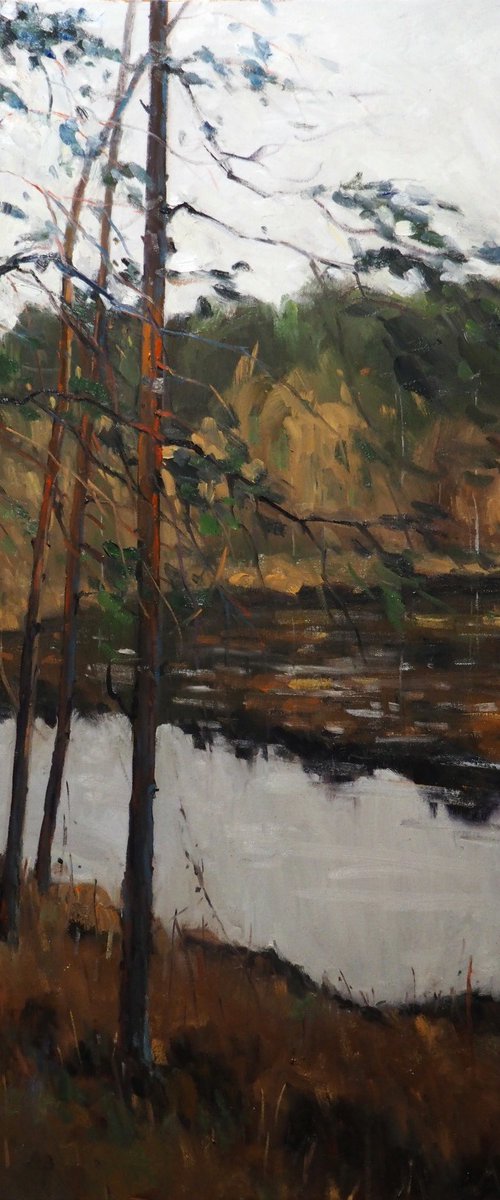 Pines Beside the Water by Yuanyuan Liu