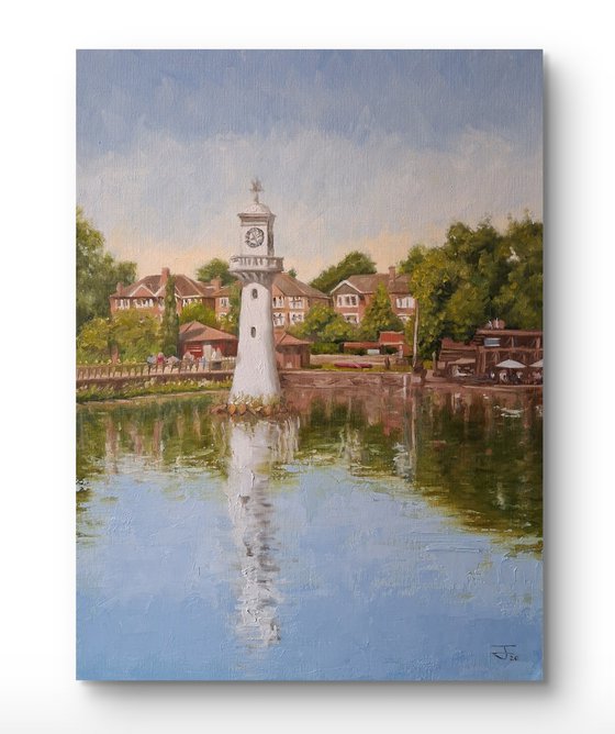 Roath Park Lake/The Scott Memorial