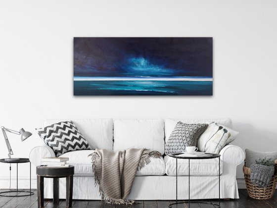 Essence of Teal - seascape, emotional, panoramic