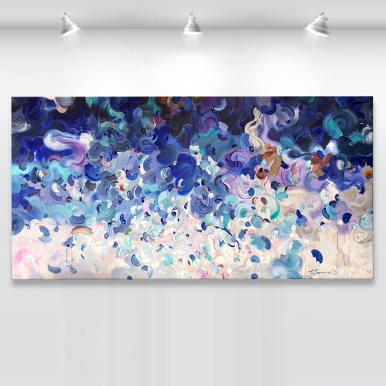 'Oceanum alte' - 72x36"