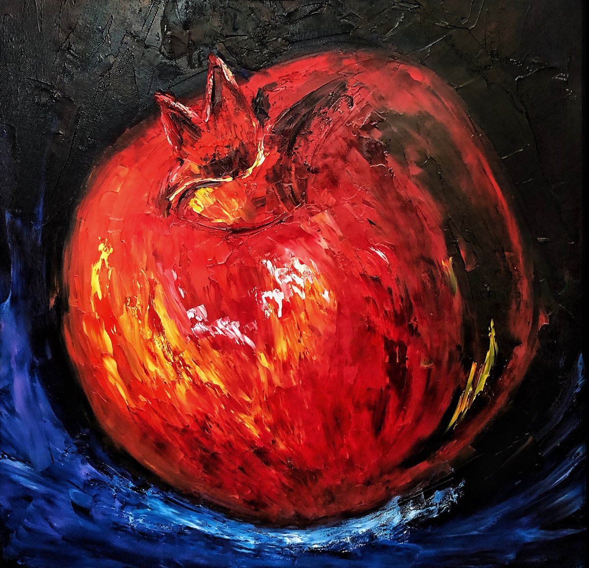 Pomegranate #1 by Anastasiia Novitskaya