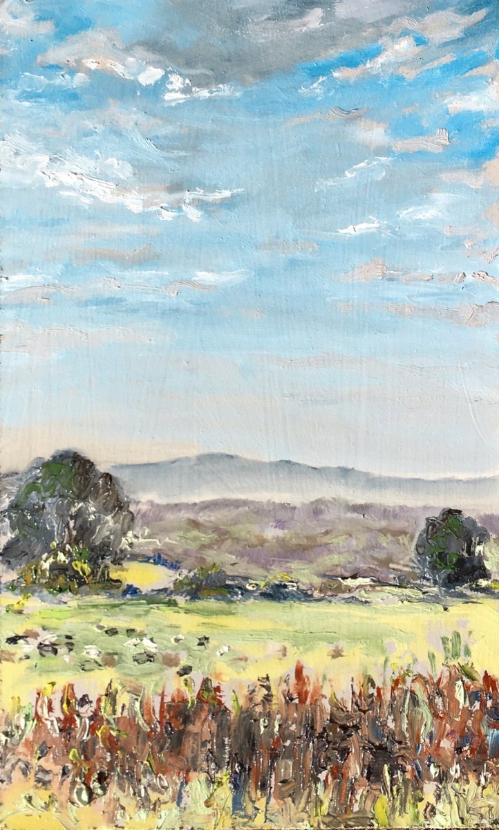 Chalkland Range By Guy Pickford, 9 X 15, Artwork For Sale On Artfinder