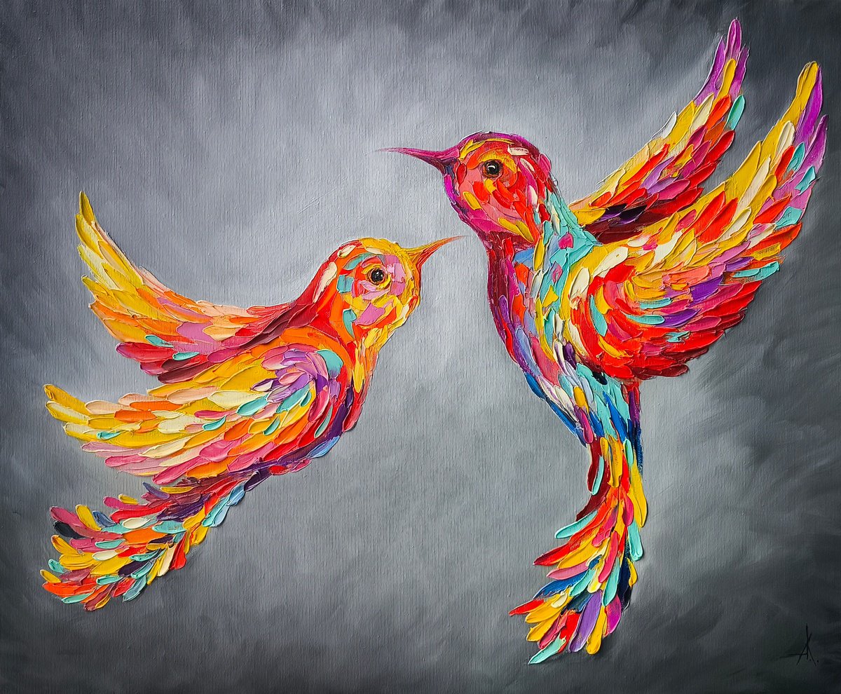 Expressive Oil Painting , To Meet Love By Anastasia Kozorez, 24 X 19, Artwork For Sale On Artfinder