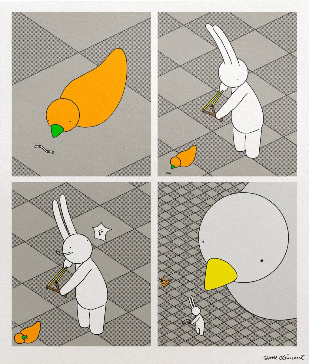 Illustrative Animal Giclee Print By Mr Clement, 12 X 17", Hunting, Original Artwork