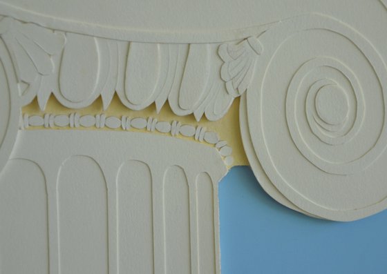Paper Construction of an Ionic Column