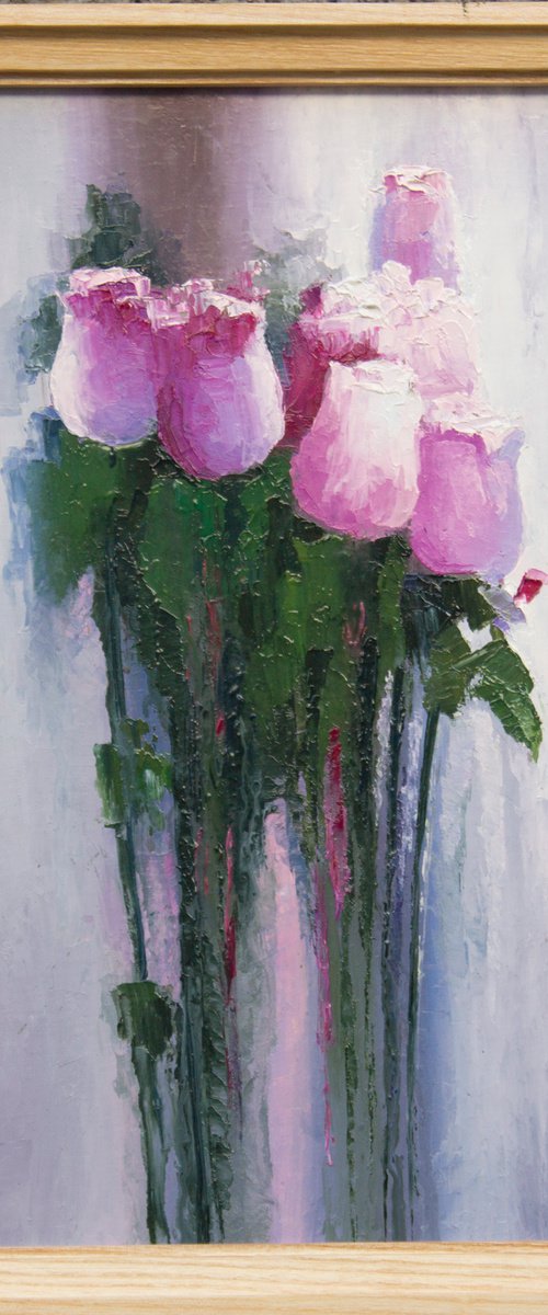 PINK ROSES by Oleksii Vylusk