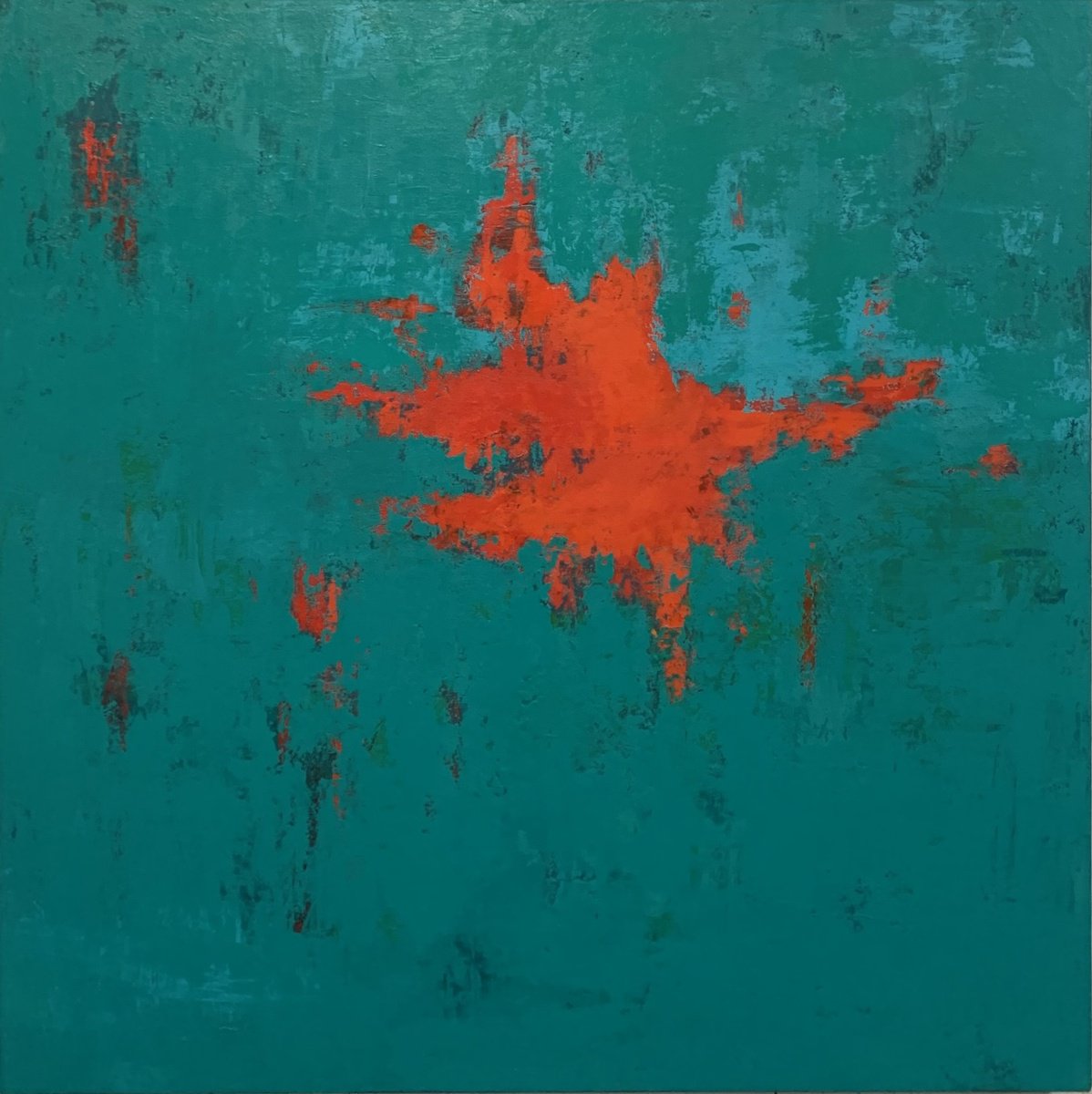 Go And Meet The Rain Xvii By Richard Heys, 36 X 36, Artwork For Sale On Artfinder