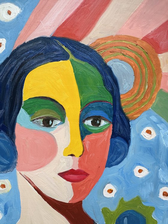 Woman Colorful Portrait 2