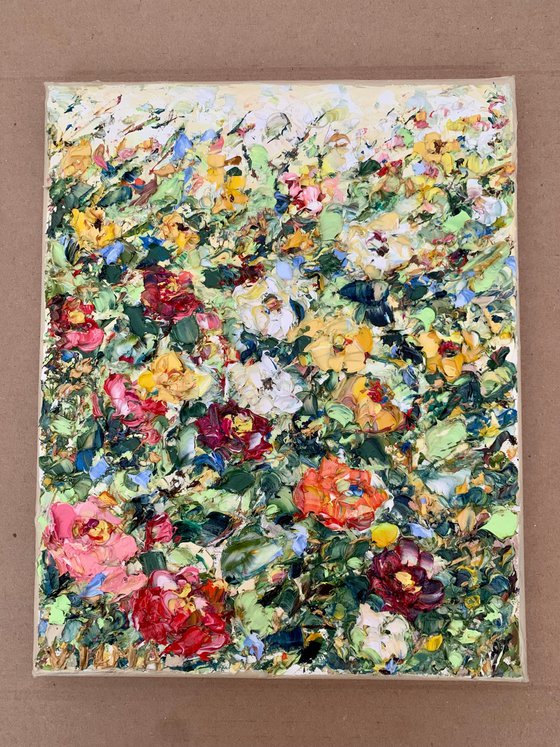 Colorful strawflowers