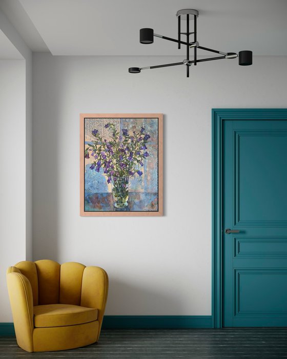 Bouquet of bellflowers