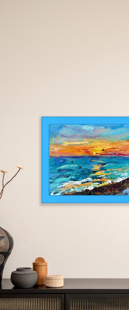 Sunset in Sochi by Olga Blazhko