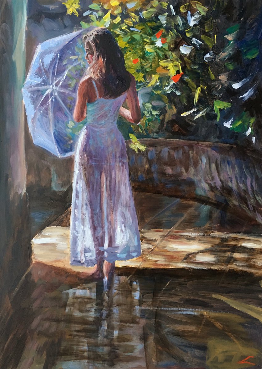 After Rain By Elena Sokolova, 20 X 28, Artwork For Sale On Artfinder