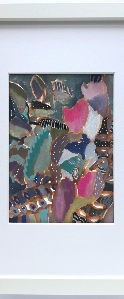 FLOWERS 6. (framed) by LENKA STASTNA