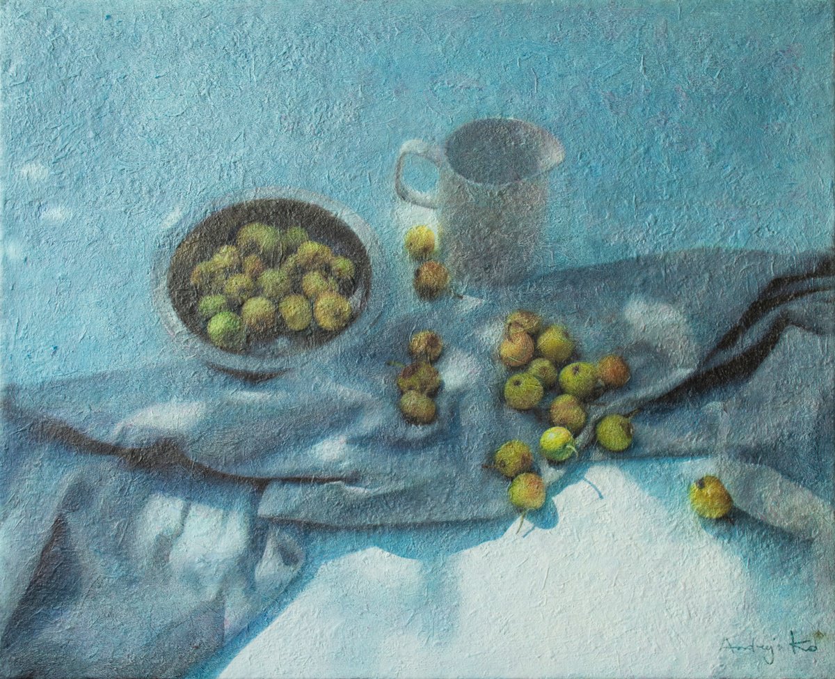 A Sunday Morning With Wild Apples By Andrejs Ko, 32 X 26, Artwork For Sale On Artfinder