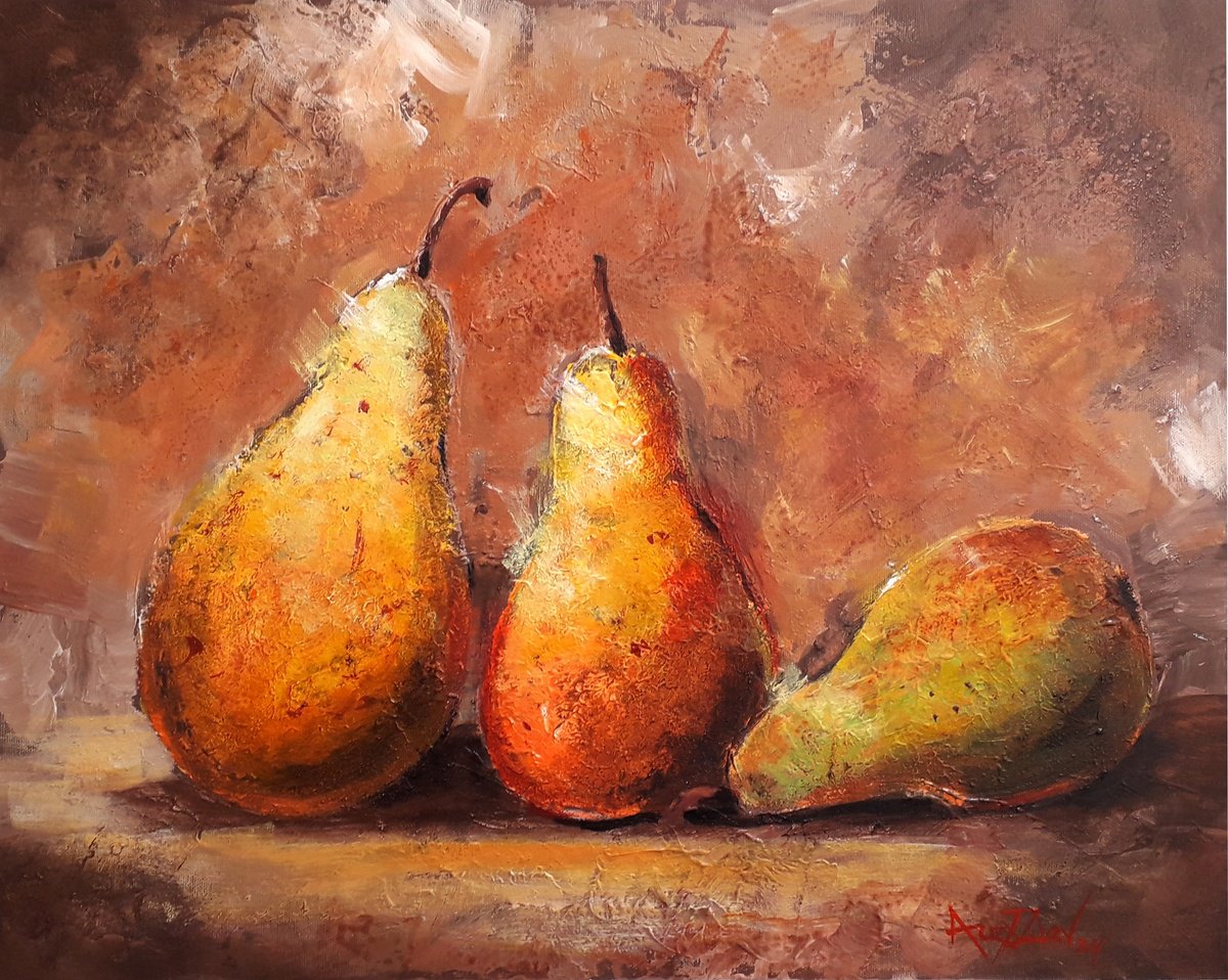 Ripe pears by Alexander Zhilyaev