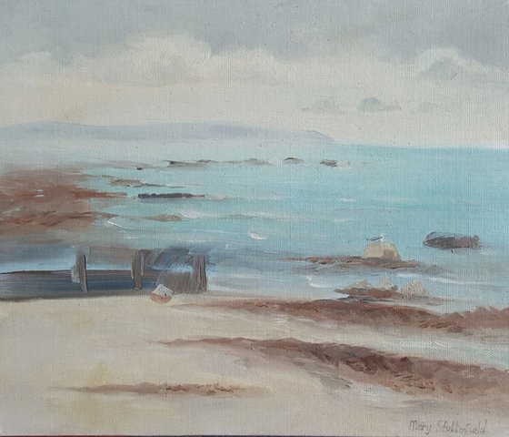Impressionist Beach Scene 1
