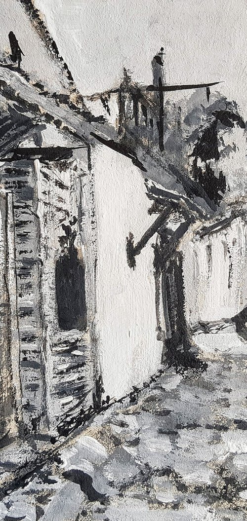 Greece street by Leonid Kirnus